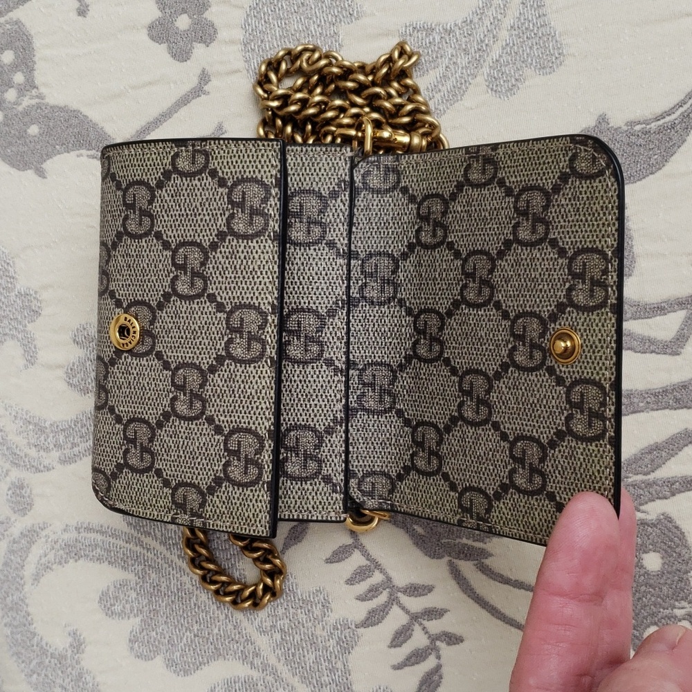 GUCCI X BALENCIAGA GG WEB SUPREME HACKER PROJECT WALLET ON CHAIN WOC - Picture 11 of 14